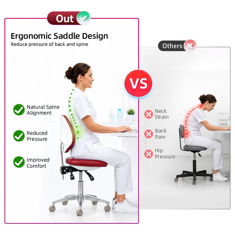 dentist stool with backrest main image 3