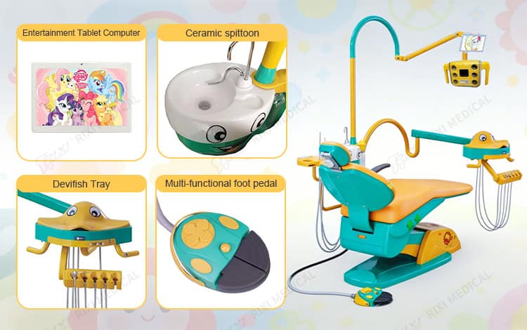 children’s dental chair detail image 3