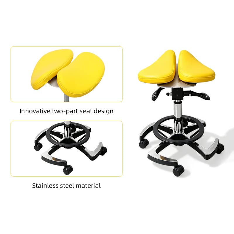 split saddle dental stool main image 8