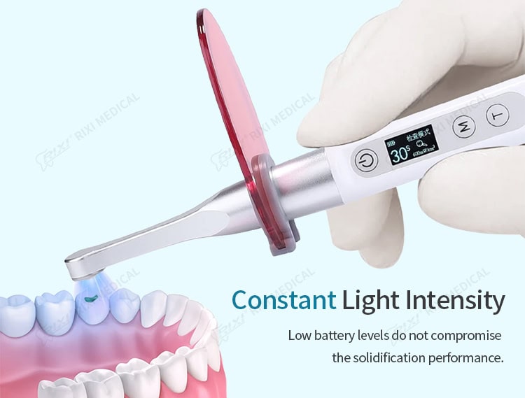 cordless LED dental curing light detail image 3