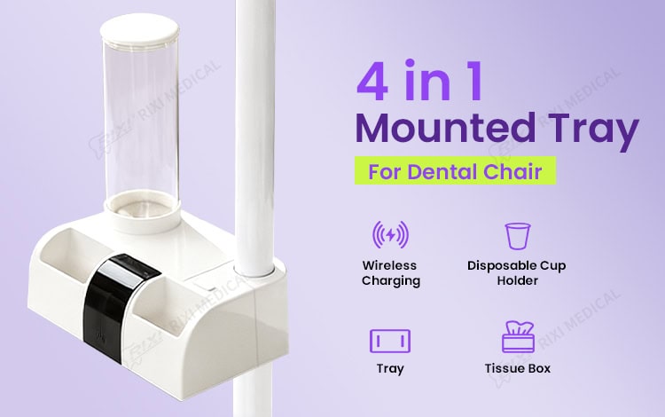dental chair tissue box organizer detail image 1