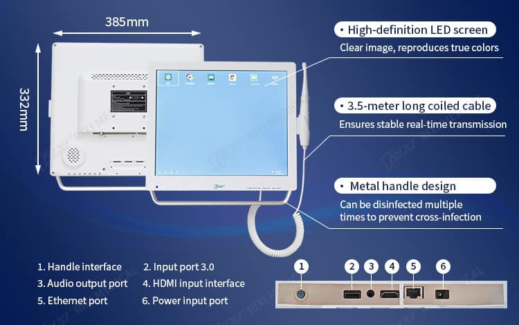 dental intraoral camera with monitor detail image 3