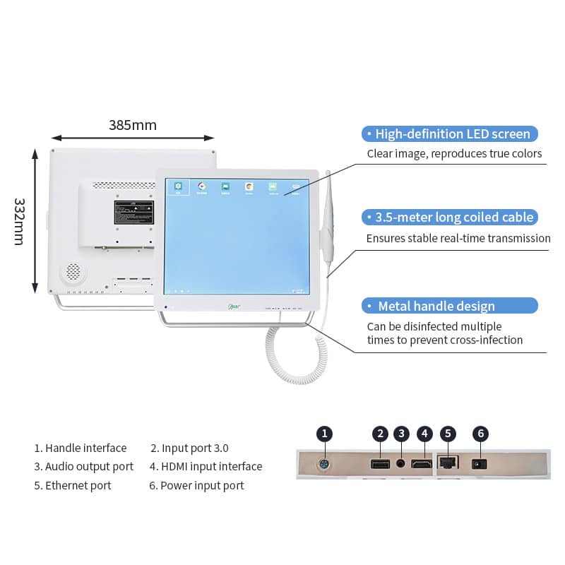 dental intraoral camera with monitor main image 12