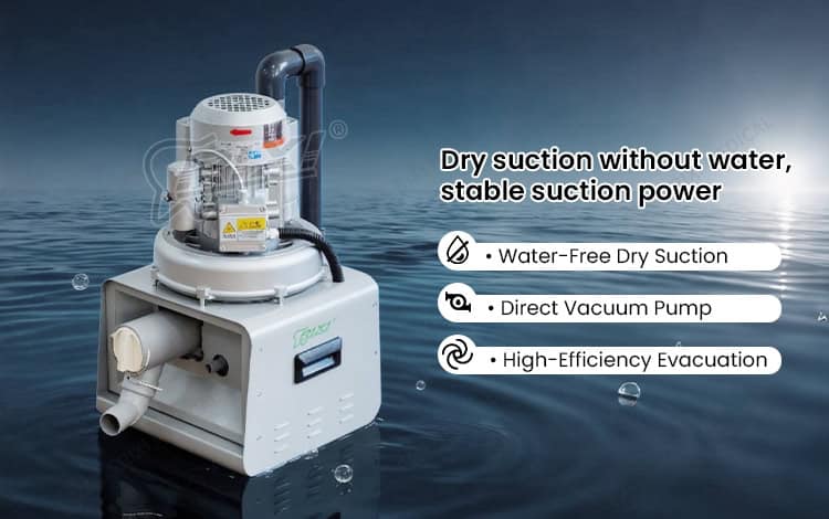 dental negative pressure suction pump detail image 2