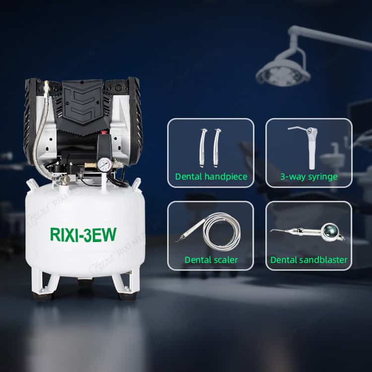 dental oil free air compressor main image 6