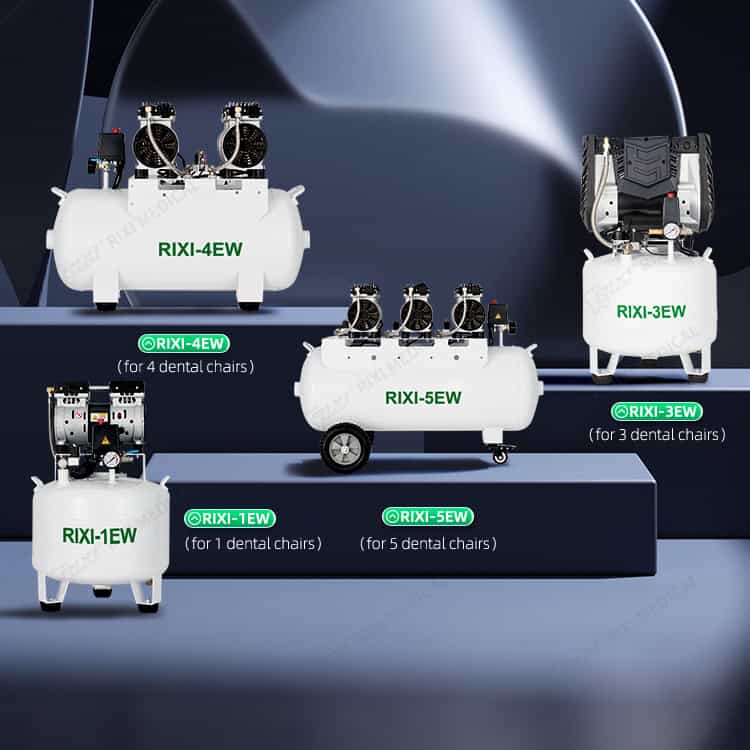dental oil free air compressor main image 7