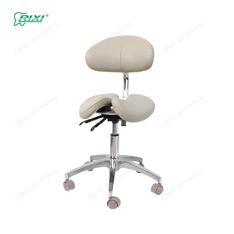 dental saddle stool with backrest main image 5