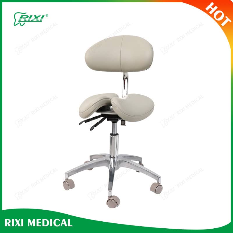 dental saddle stool with backrest main image 6