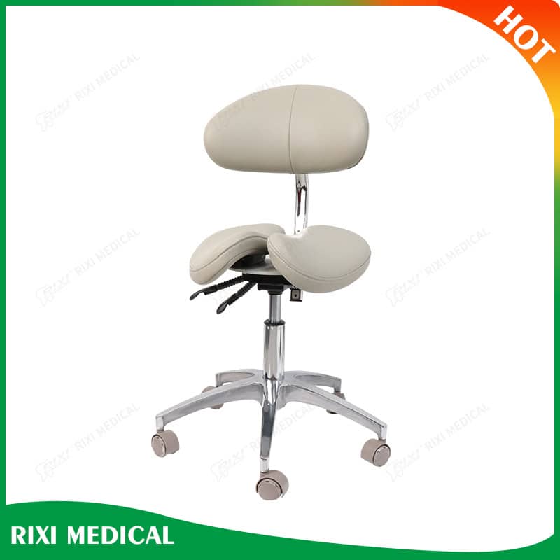 dental saddle stool with backrest main image 7
