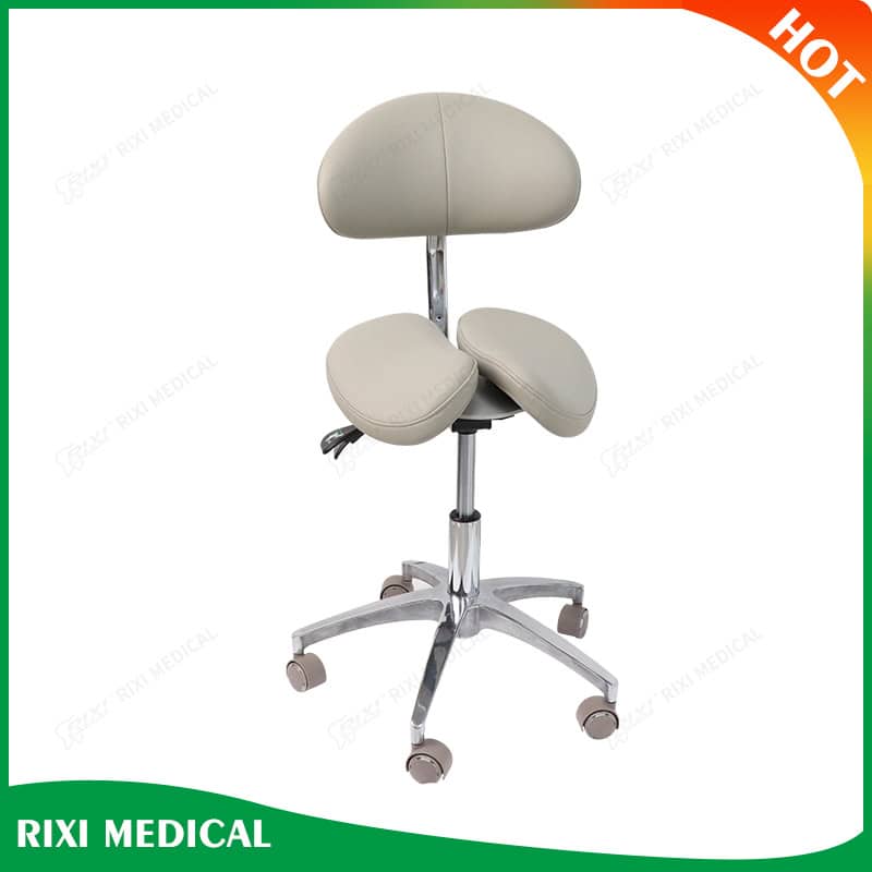 dental saddle stool with backrest main image 11