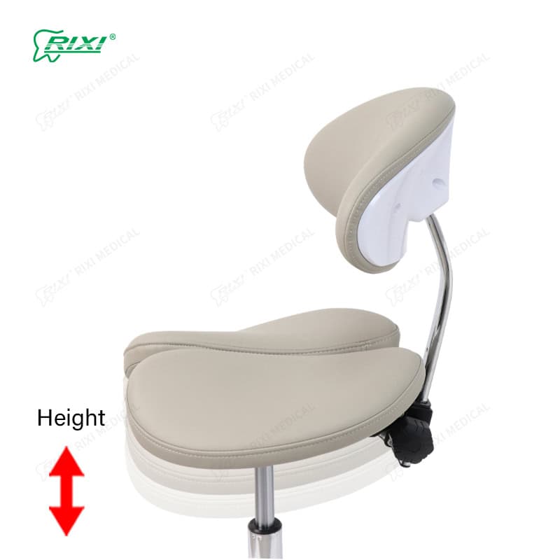 dental saddle stool with backrest main image 29