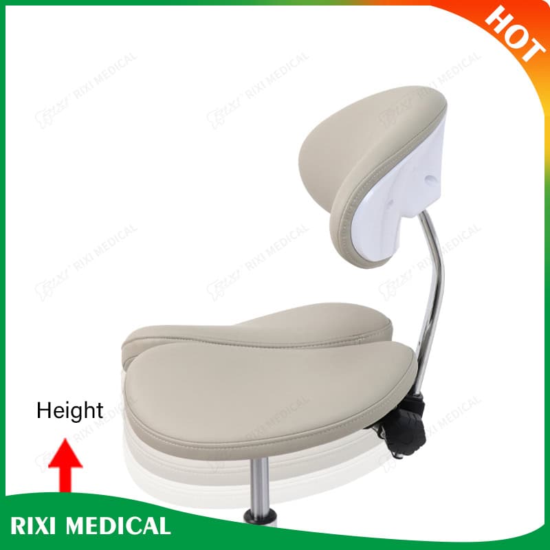 dental saddle stool with backrest main image 31
