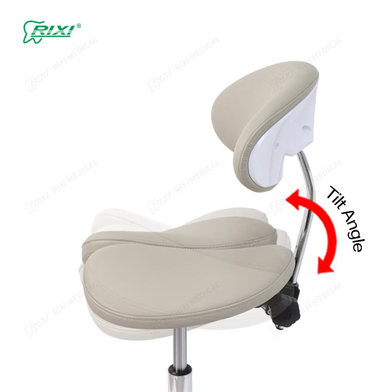 dental saddle stool with backrest main image 33