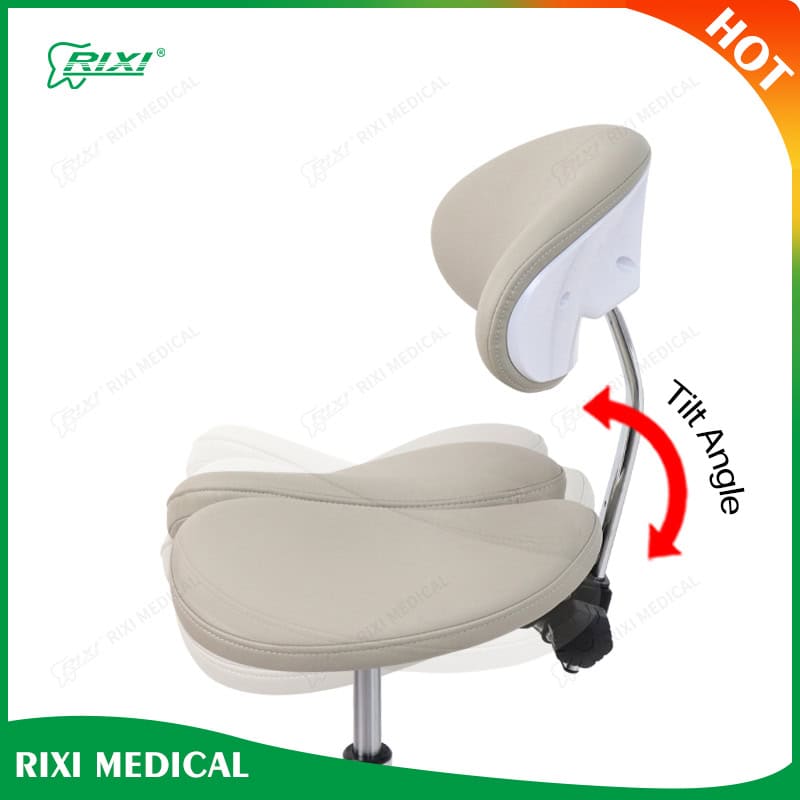 dental saddle stool with backrest main image 34