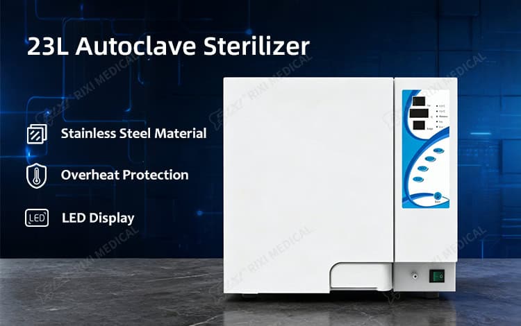 tabletop dental sterilizer detail image 1