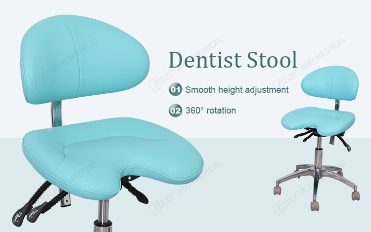 ergonomic dentist stool detail image 1