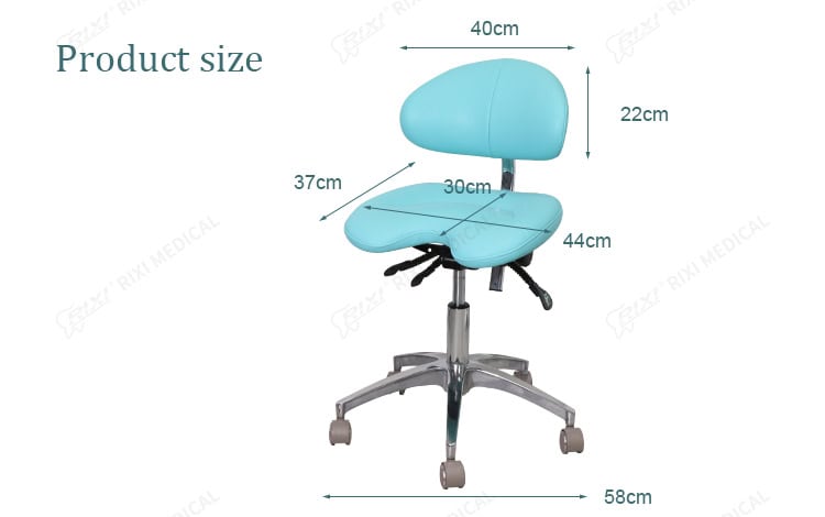 ergonomic dentist stool detail image 5