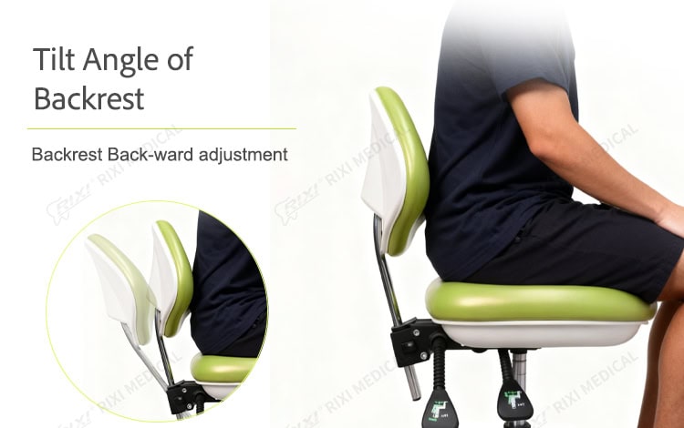 dental stool with foot ring detail image 3