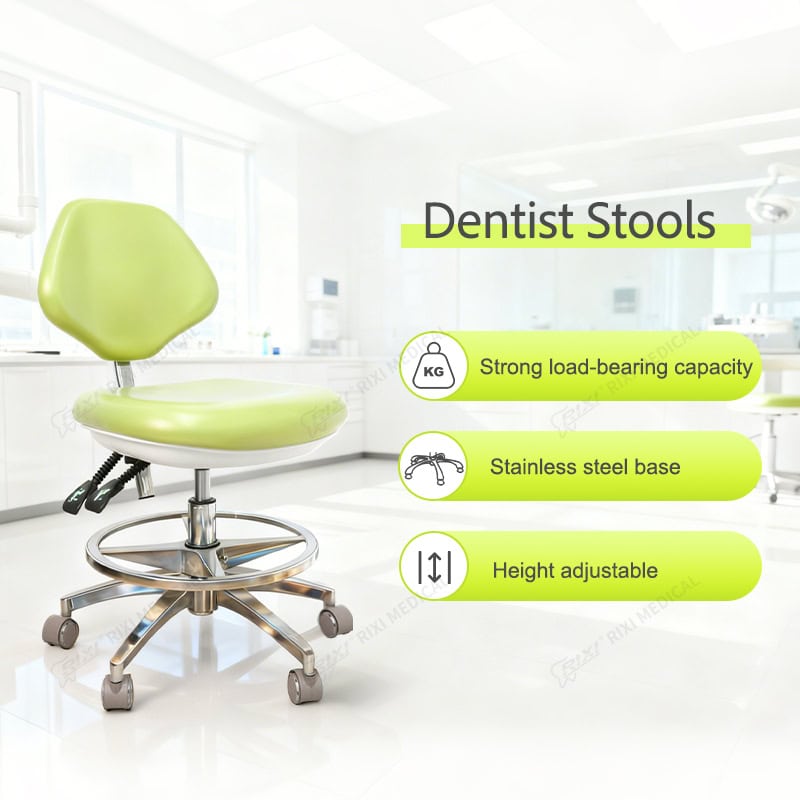 dental stool with foot ring main image 1