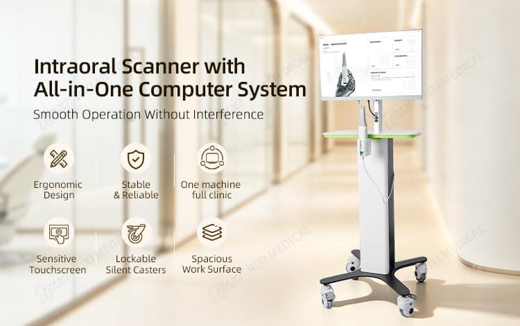 intraoral scanner cart detail image 1