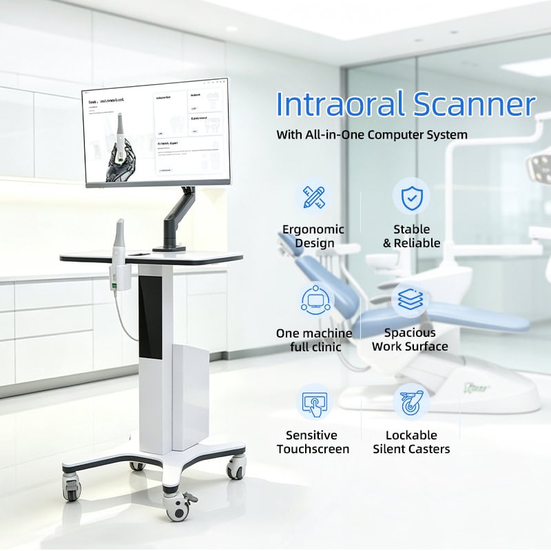 intraoral scanner cart with UPS main image 1