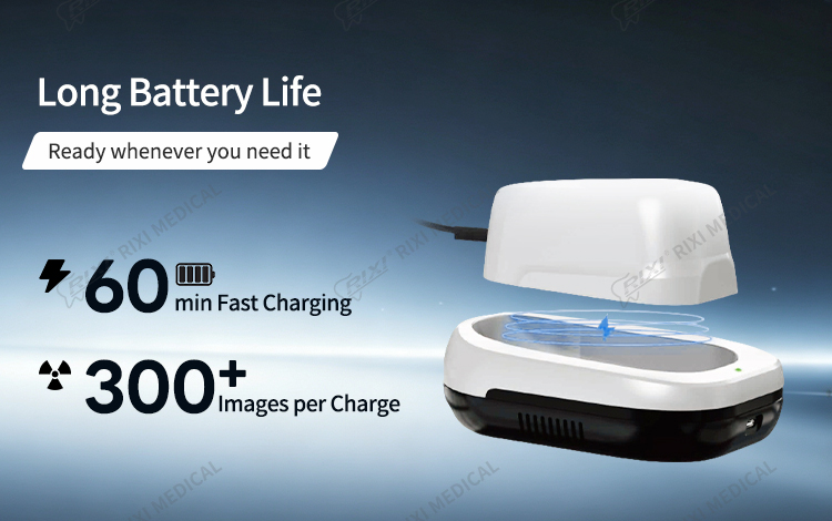 Rechargeable dental X-ray base and supplied battery performance information