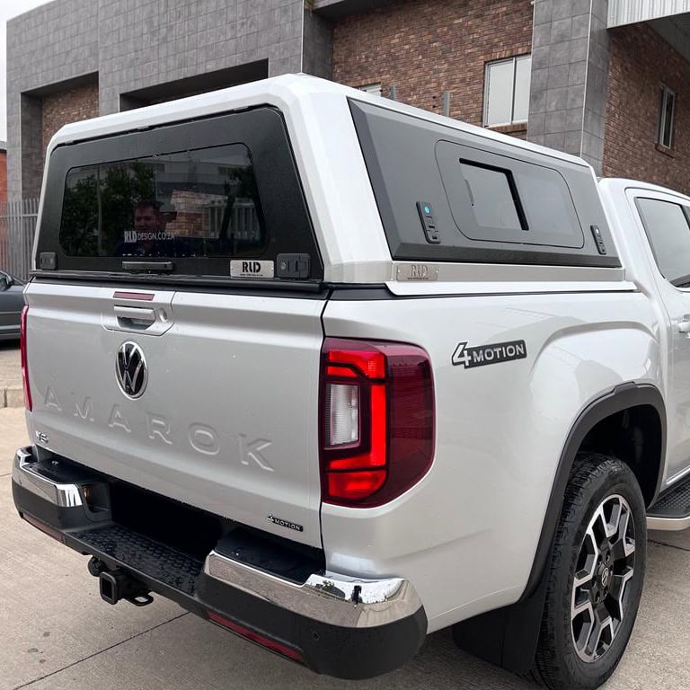 High-quality stainless steel canopy for Volkswagen Amarok truck, custom-designed for durability and style, perfect for outdoor and industrial use.