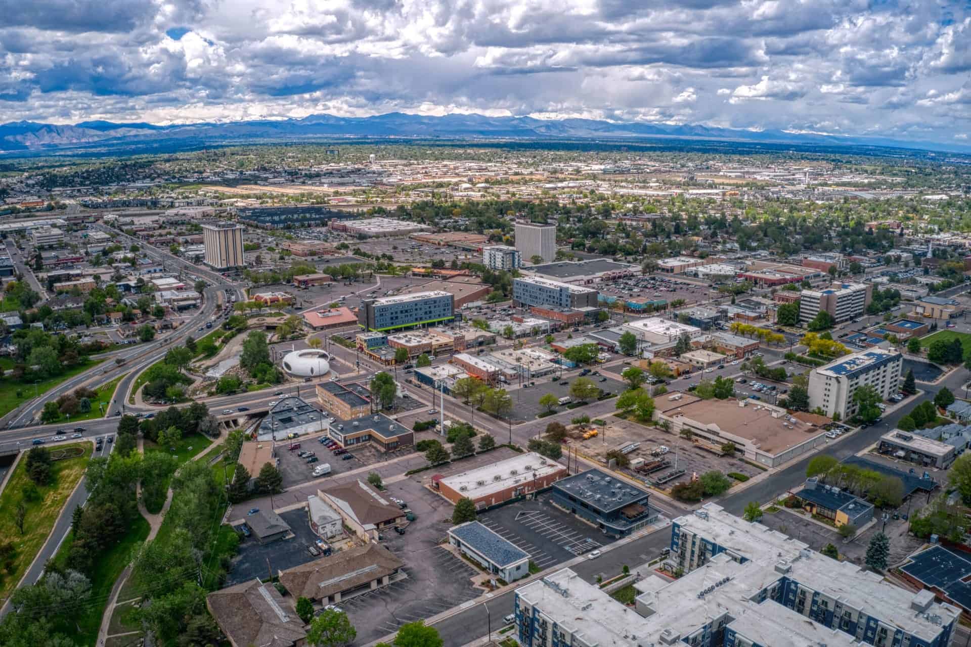 Scenic view of a residential neighborhood in Arvada, Colorado—part of the service area for Road Home Exteriors.