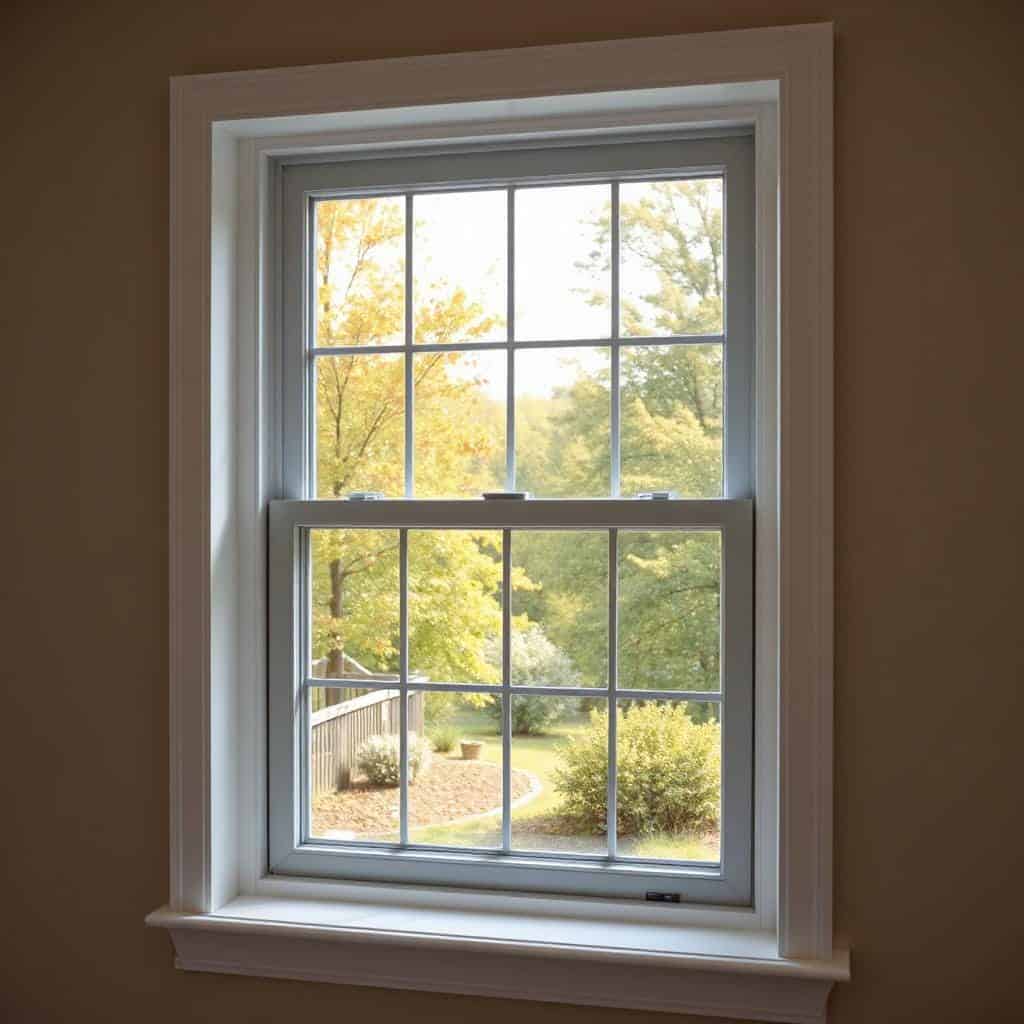 New vinyl window installation on home in Centennial, Colorado