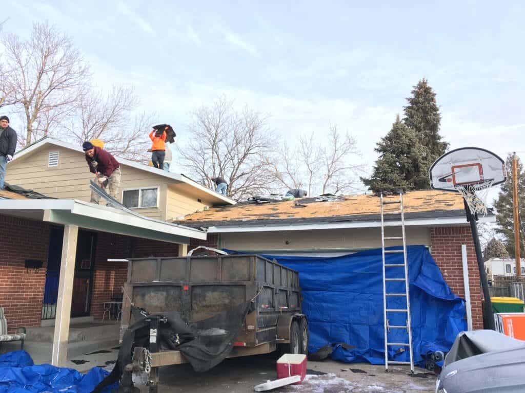 New roof on a Colorado home compliant with state roofing regulations