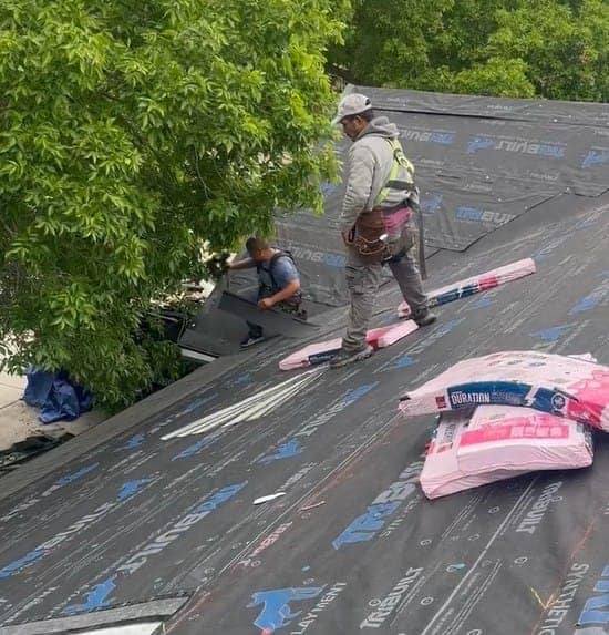 Highlands Ranch Colorado hail damage roof inspection underway