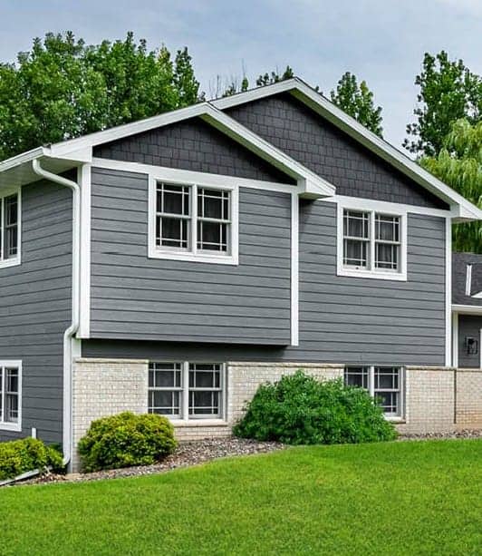 James Hardie siding installed on Aurora Colorado home exterior