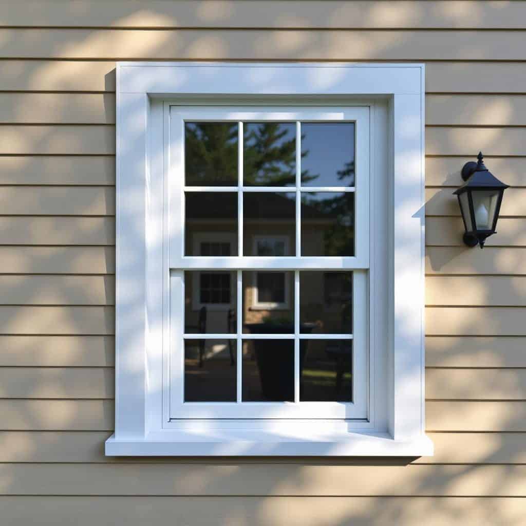 New vinyl window installed on a home in Arvada, Colorado