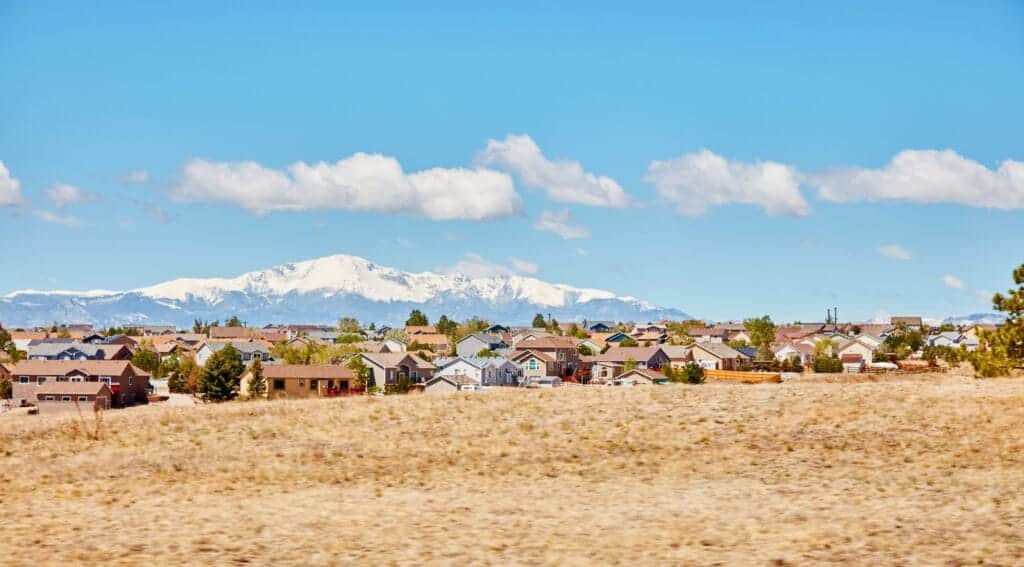 A general landscape view of the Firestone, Colorado area, reflecting the local environment where exterior home services are provided.