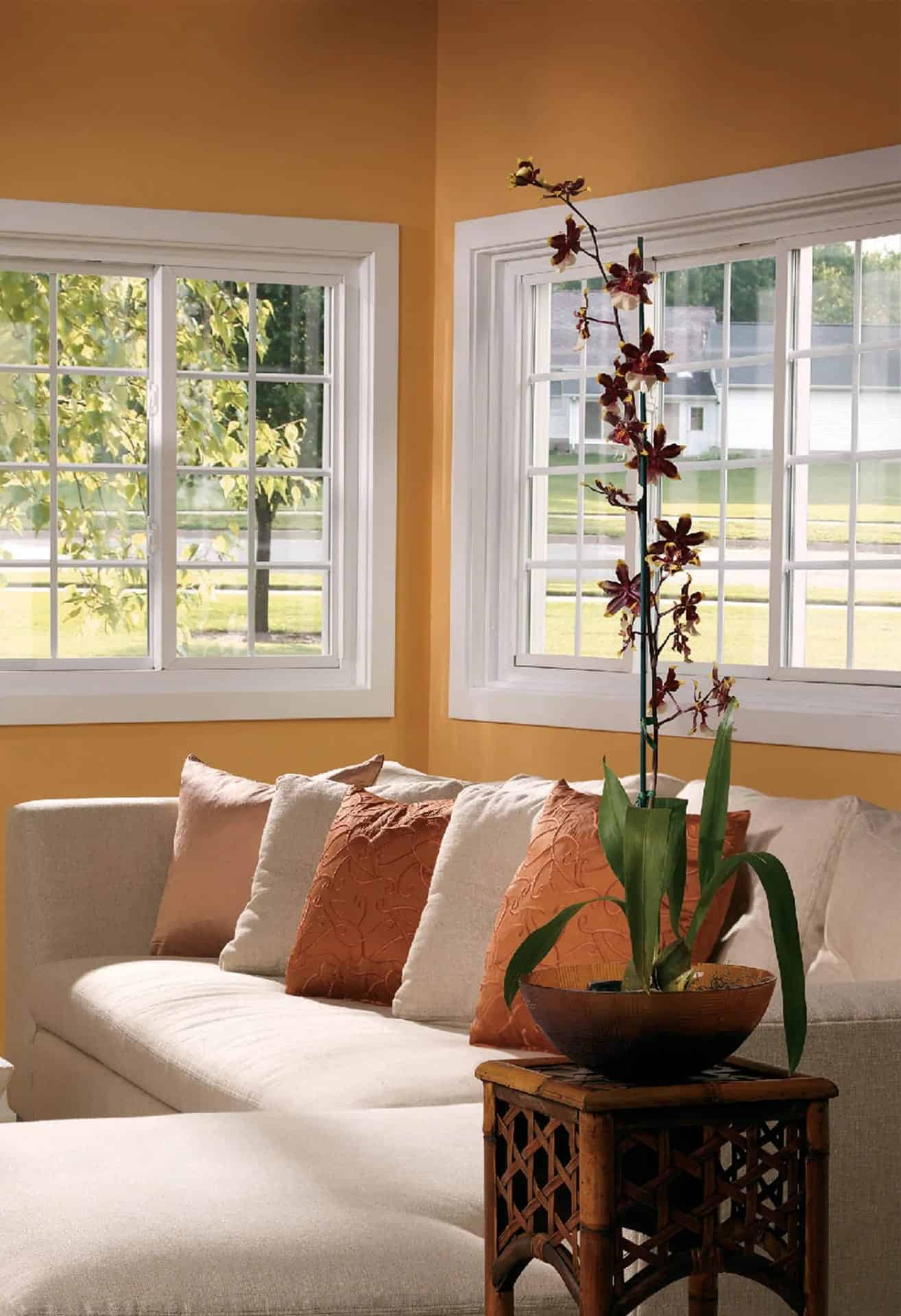 Installed Simonton replacement windows on a home in Englewood, Colorado