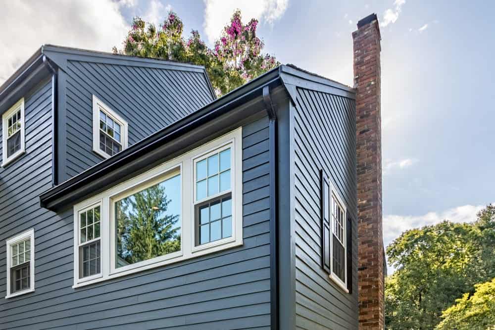 House in Indian Hills with James Hardie siding installed by local siding contractor