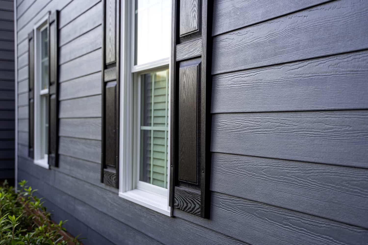 Home with James Hardie fiber-cement siding for wildfire protection