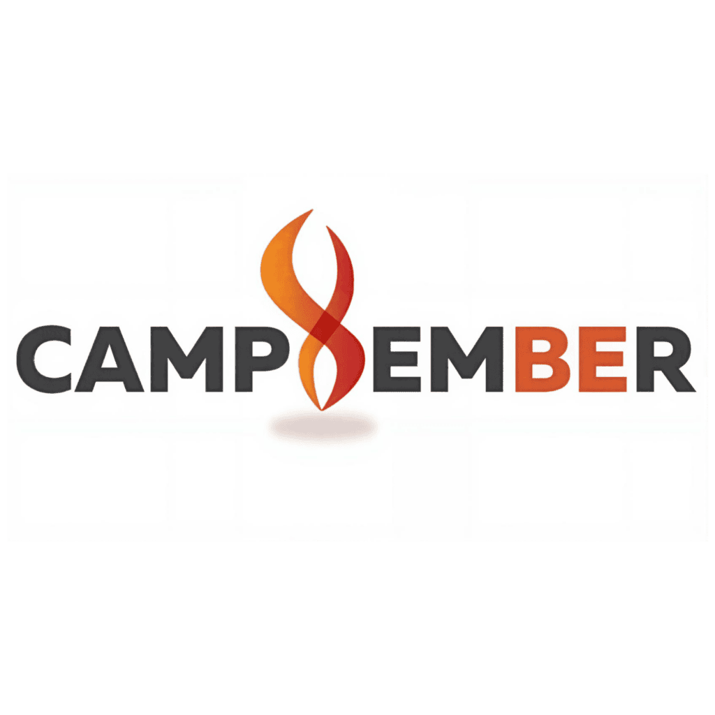 Camp Ember Colorado girls firefighter training camp logo