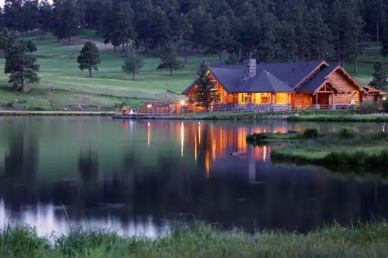 Evergreen Lake and the Evergreen Lake House in Evergreen Colorado