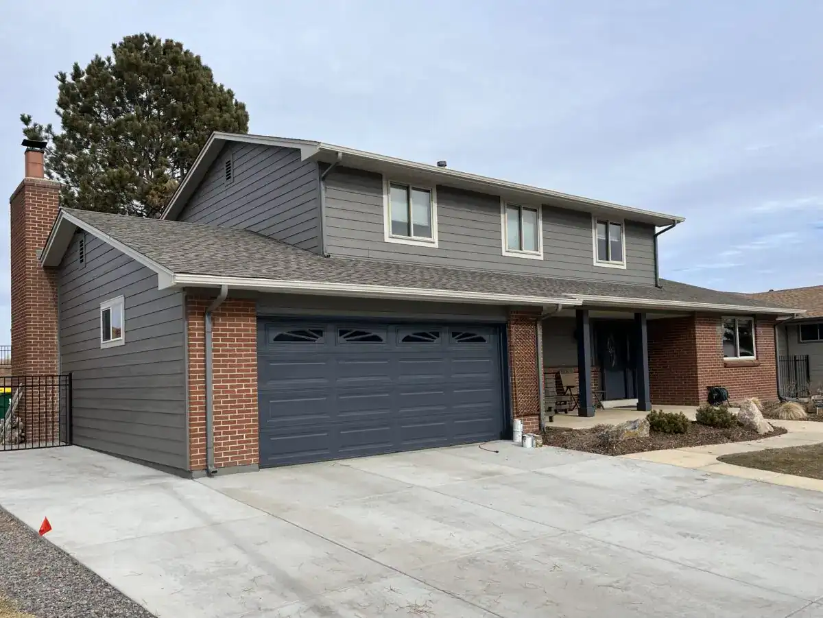 Exterior remodeling project completed by Road Home Exteriors in Littleton Colorado featuring siding, roofing, and weather-resistant exterior upgrades.