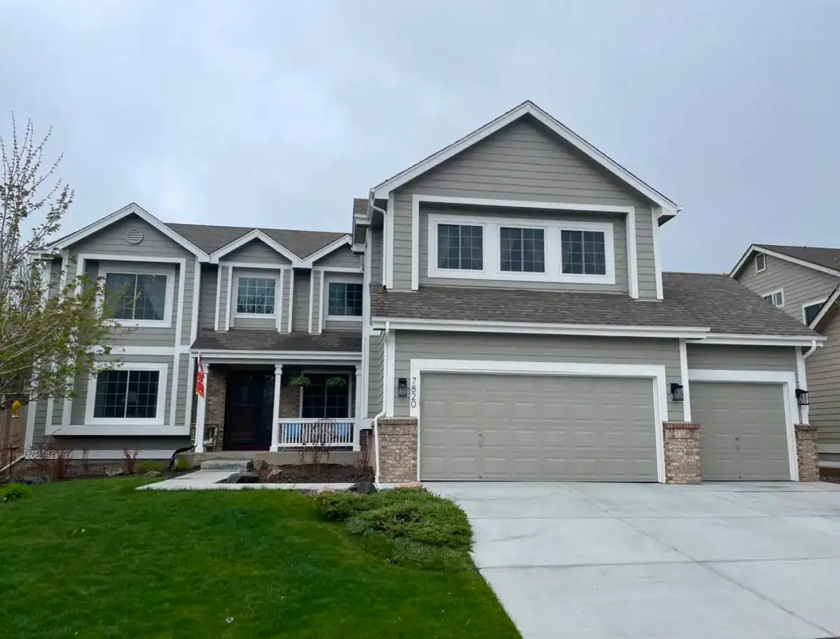 Exterior remodeling project completed by Road Home Exteriors in Lone Tree Colorado featuring roofing and siding improvements.