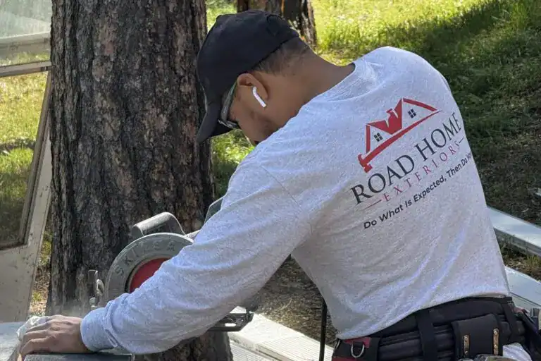 Road Home Exteriors installing premium siding on a home in North Metro Colorado.