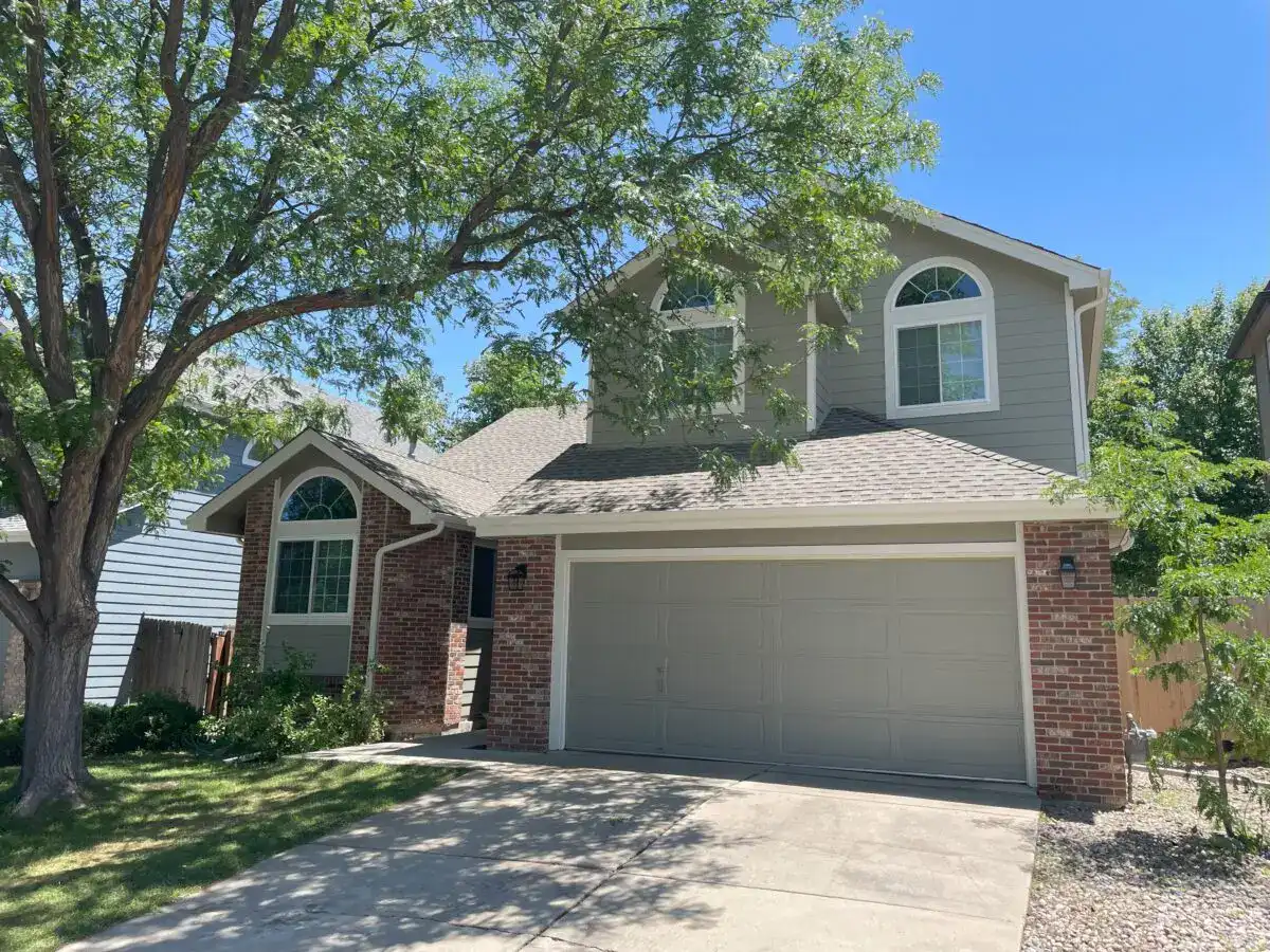 James Hardie® siding replacement completed on a home in Thornton, Colorado by Road Home Exteriors.