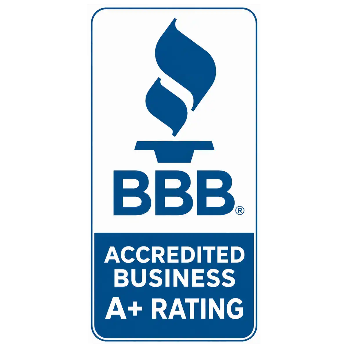 BBB Accredited Business A+ Rating earned by Road Home Exteriors