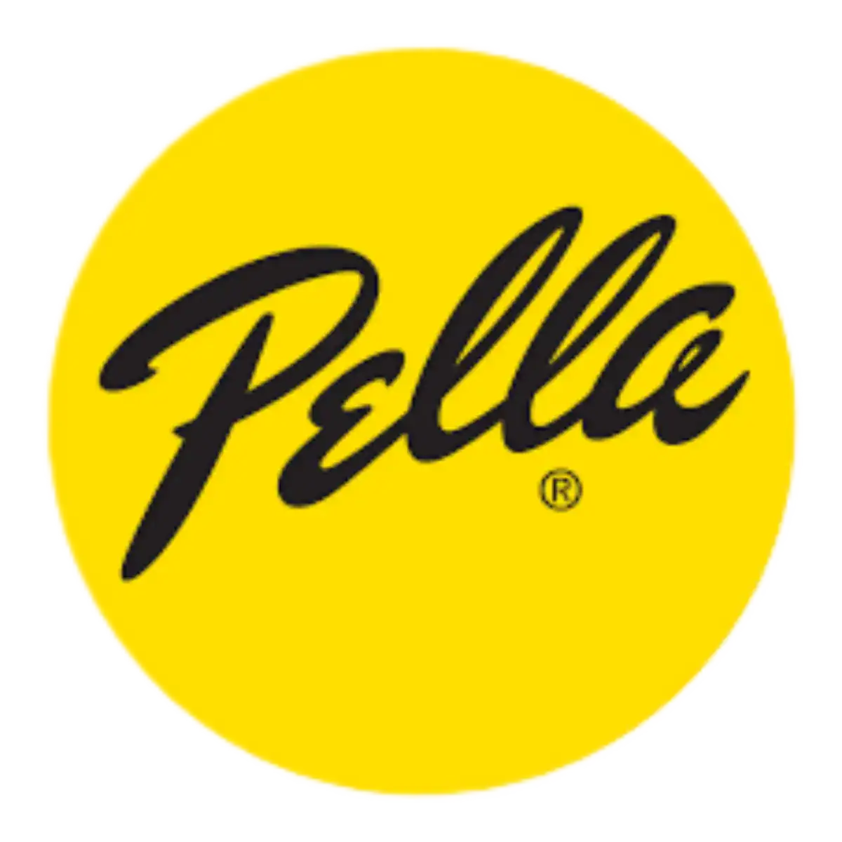 Pella Windows logo representing premium fiberglass and vinyl replacement windows installed by Road Home Exteriors in Colorado.