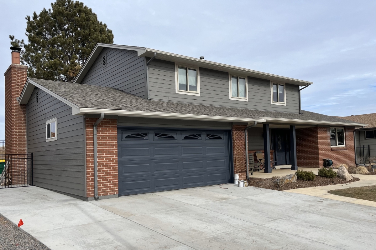 GAF Timberline Weathered Wood roof replacement in Dutch Creek Village Littleton