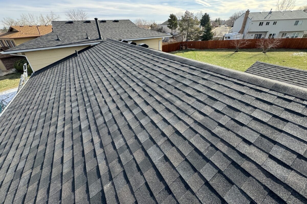 IKO Nordic Glacier roof replacement in Rocky Hills Morrison Colorado