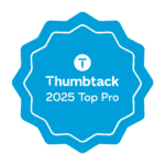 Thumbtack Top Pro 2025 badge for Road Home Exteriors