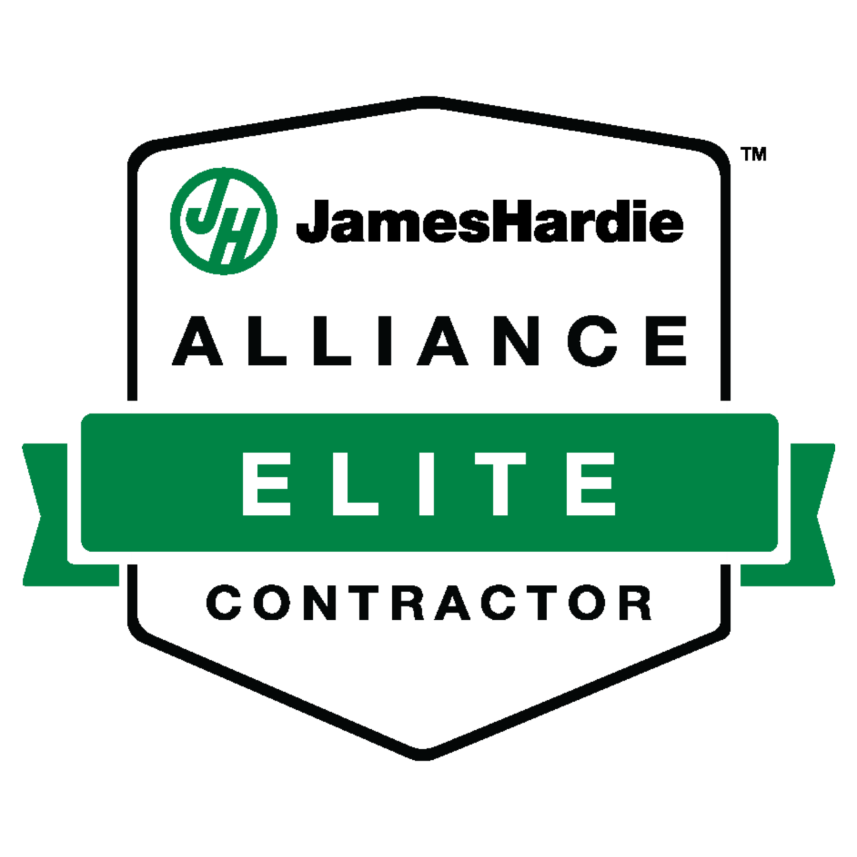 James Hardie Elite Contractor badge for Road Home Exteriors