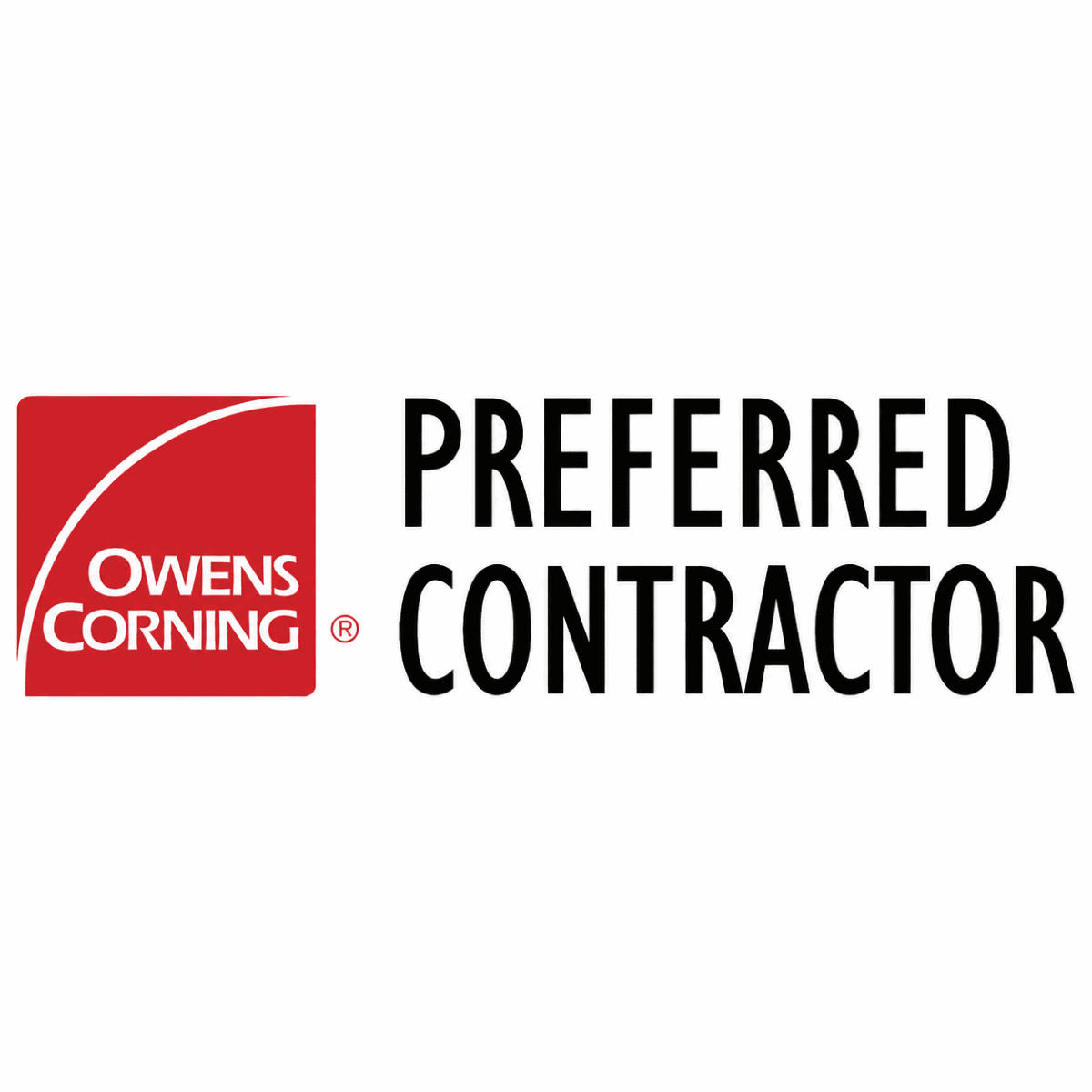 Road Home Exteriors Owens Corning Preferred Contractor badge
